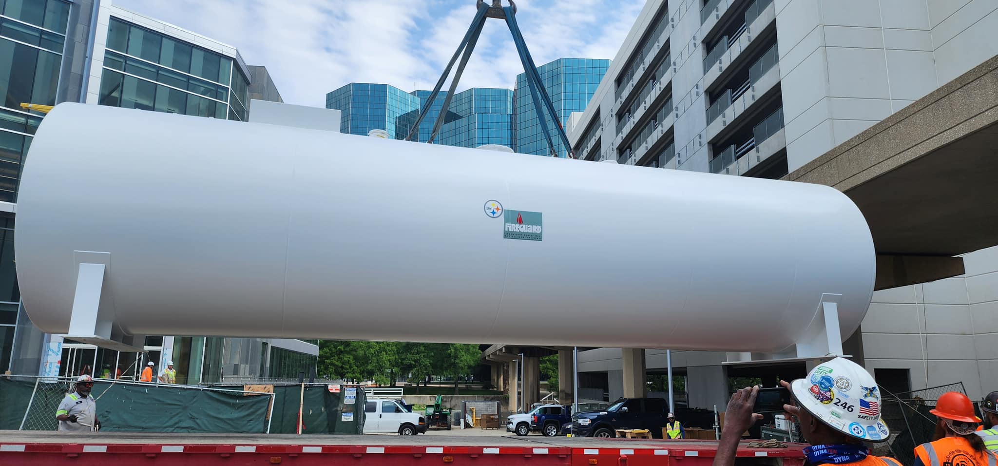 12,000 Gallon UL 2085 Fireguard Saddle Tank